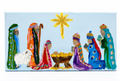 Colorful Nativity Block