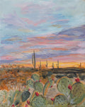 Desert Cactus Sunset