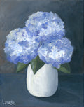 Blue Hydrangeas painting