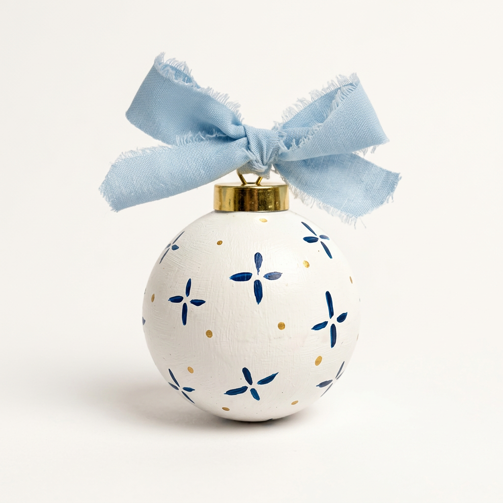 Handpainted Heirloom Nativity Ornament
